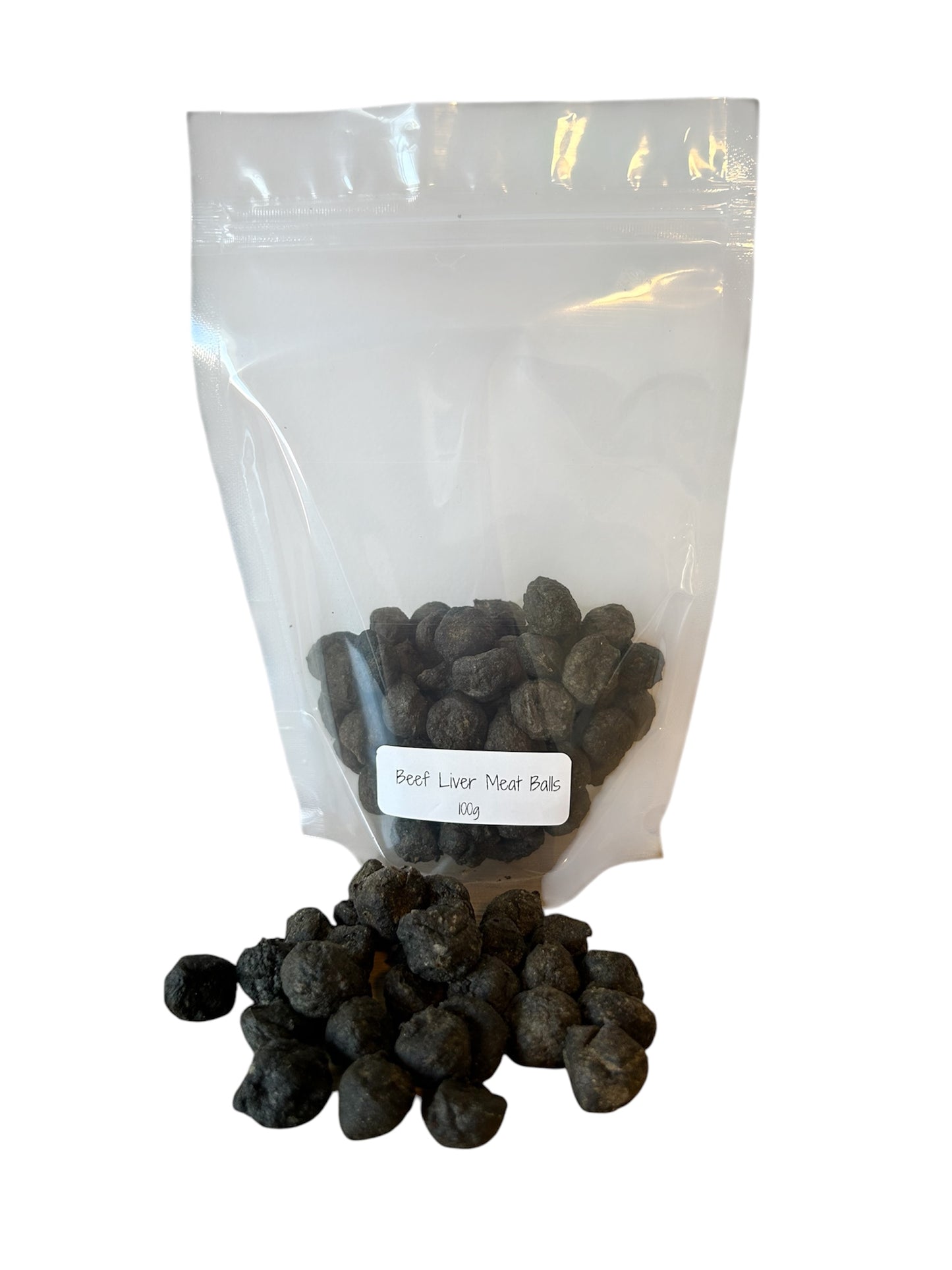 Beef Liver Meat Balls Dog Treats 100g