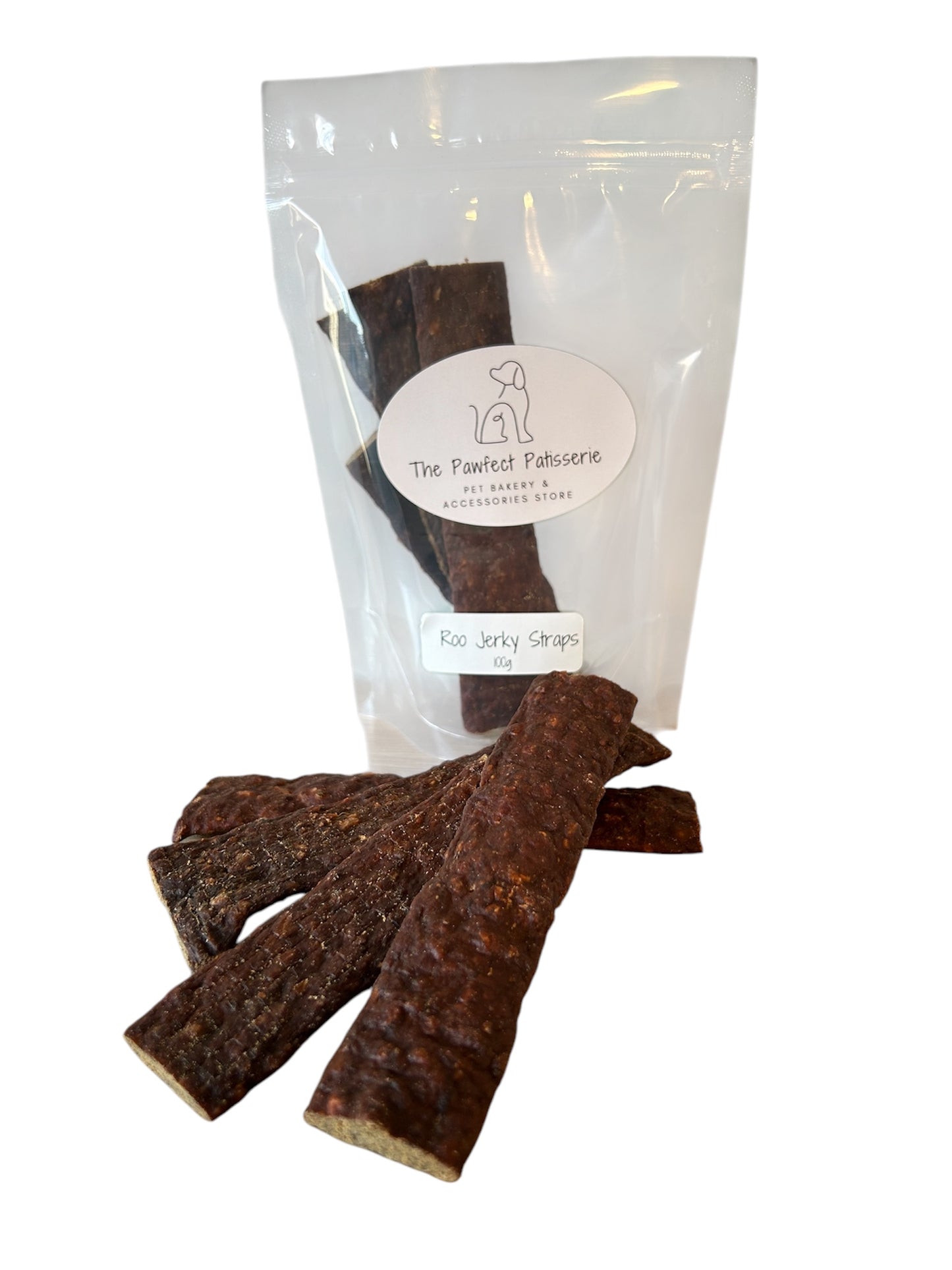 Roo Jerky Straps 100g