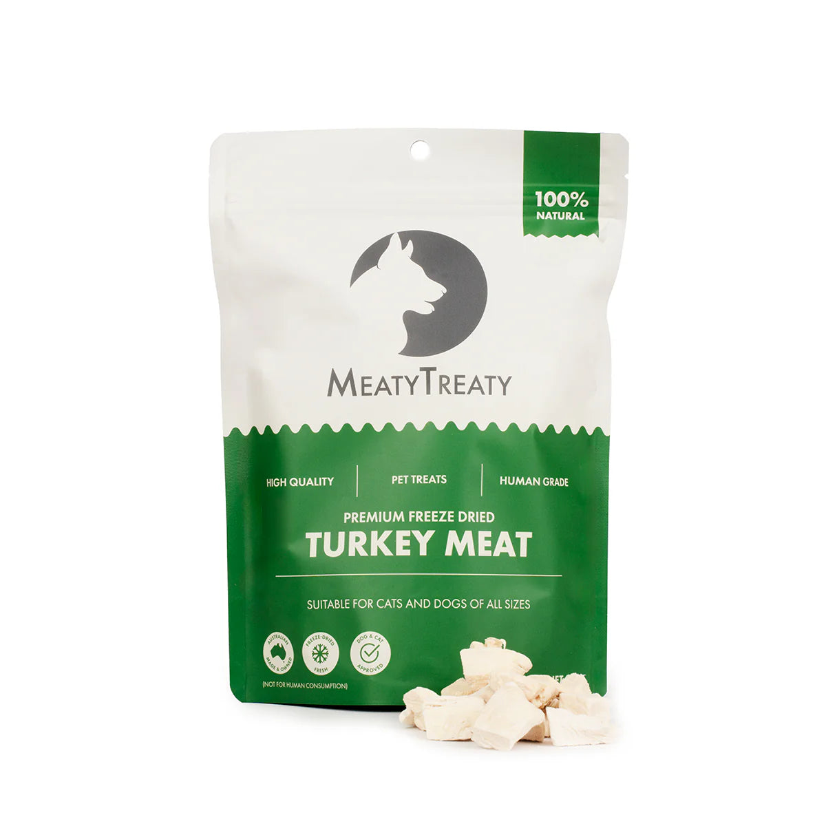 Meaty Treaty Turkey Meat Freeze Dried Dog Treats