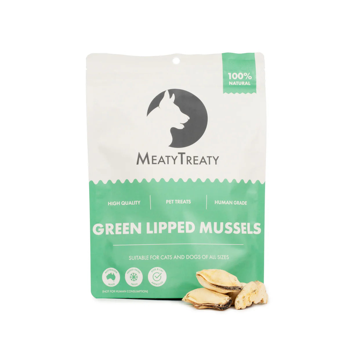 Meaty Treaty Green Lipped Mussles Dog Treats
