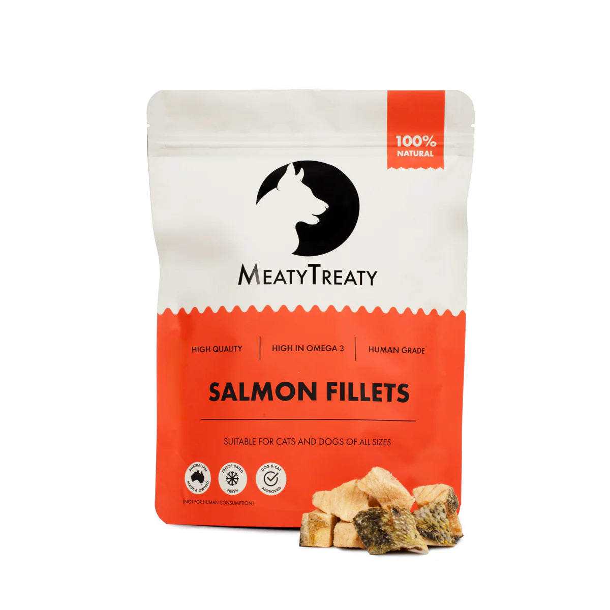 Meaty Treaty Salmon Fillets Dog Treats