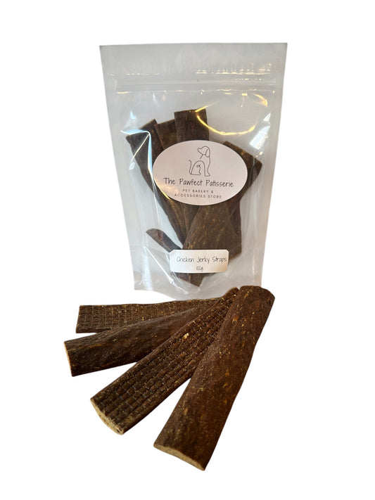 Chicken Jerky Straps Dog Treats 100g