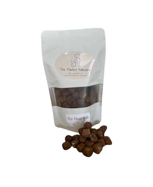 Roo Micro Balls 100g - The Pawfect Patisserie