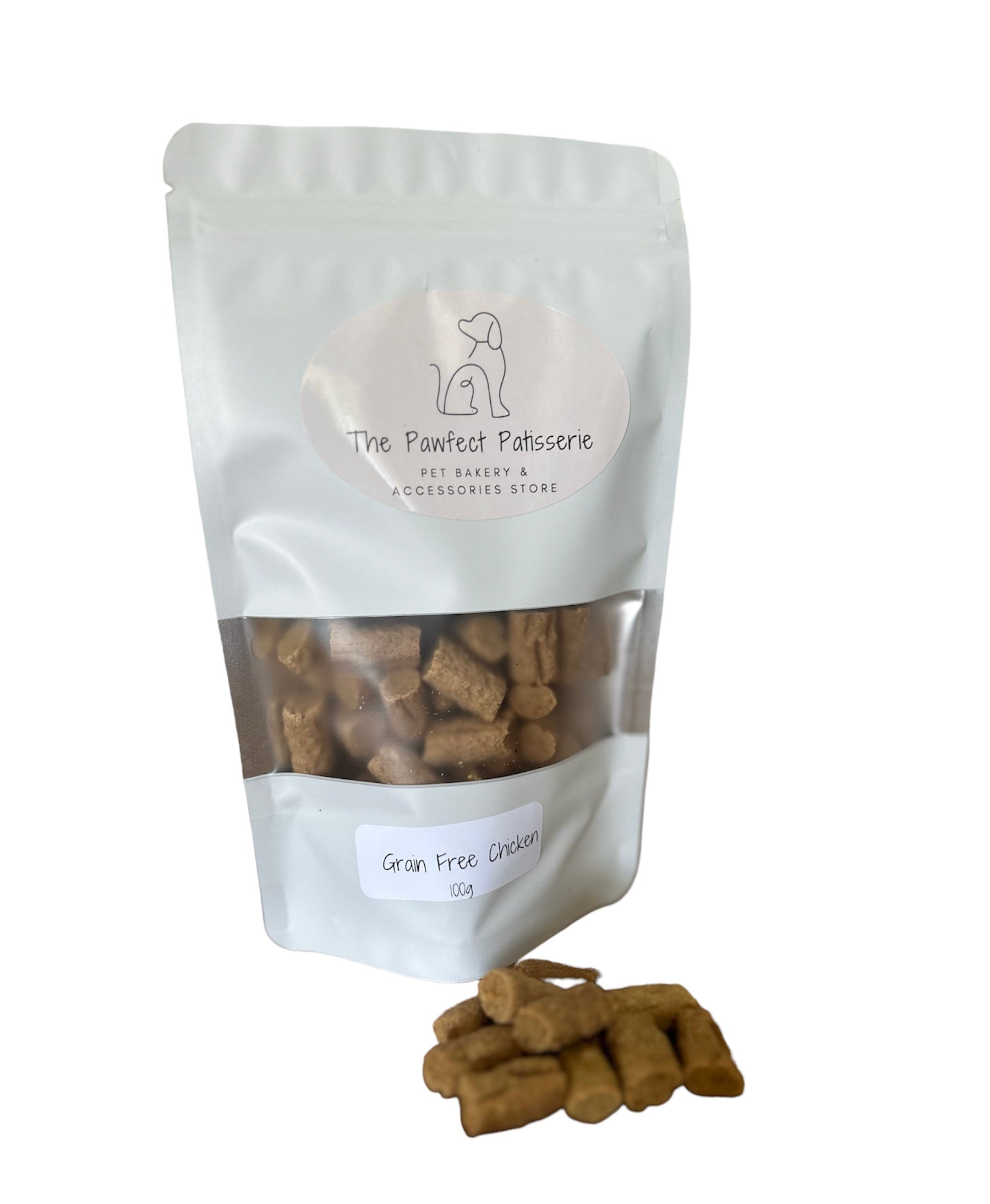 Grain Free Chicken 100g - The Pawfect Patisserie