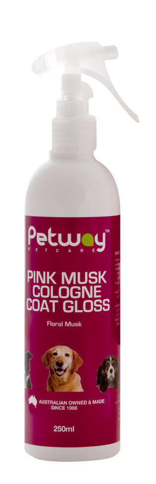 Petway Pink Musk Dog Cologne Coat Gloss - The Pawfect Patisserie