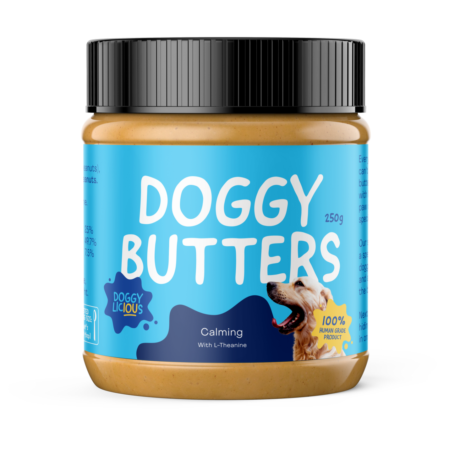 Doggylicious Peanut Butter Calming - The Pawfect Patisserie