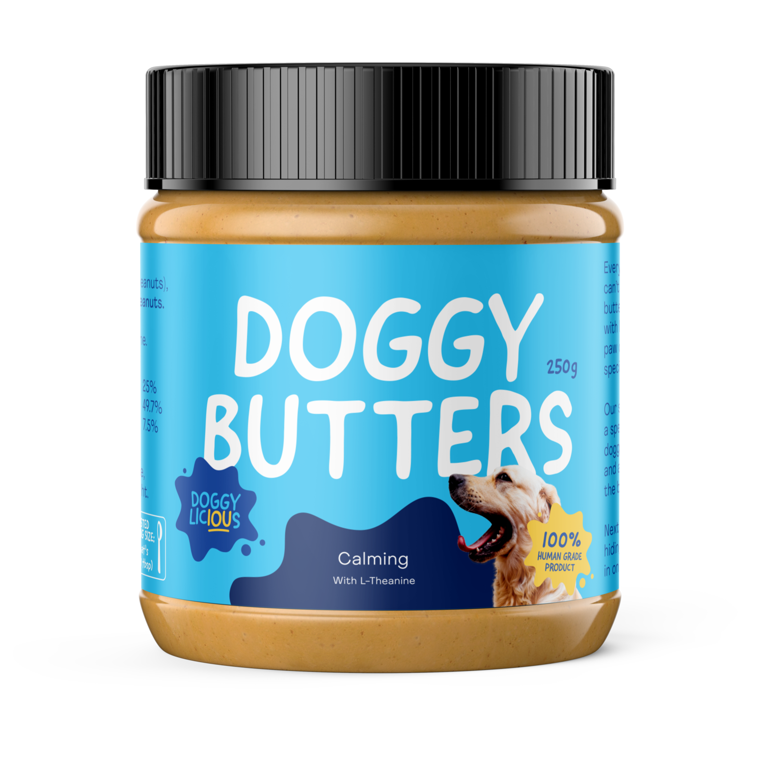 Doggylicious Peanut Butter Calming - The Pawfect Patisserie