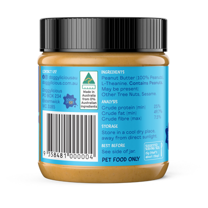 Doggylicious Peanut Butter Calming - The Pawfect Patisserie