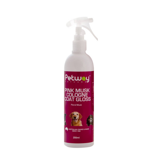 Petway Pink Musk Dog Cologne Coat Gloss