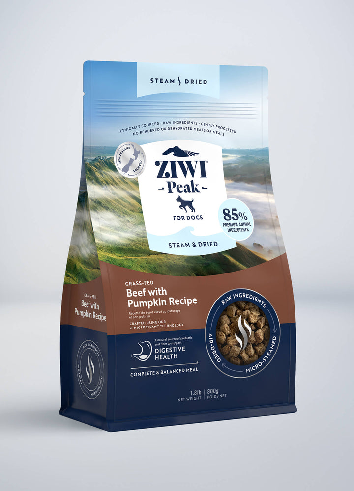 Ziwi Peak Steam & Air Beef with Pumpkin Recipe 800g