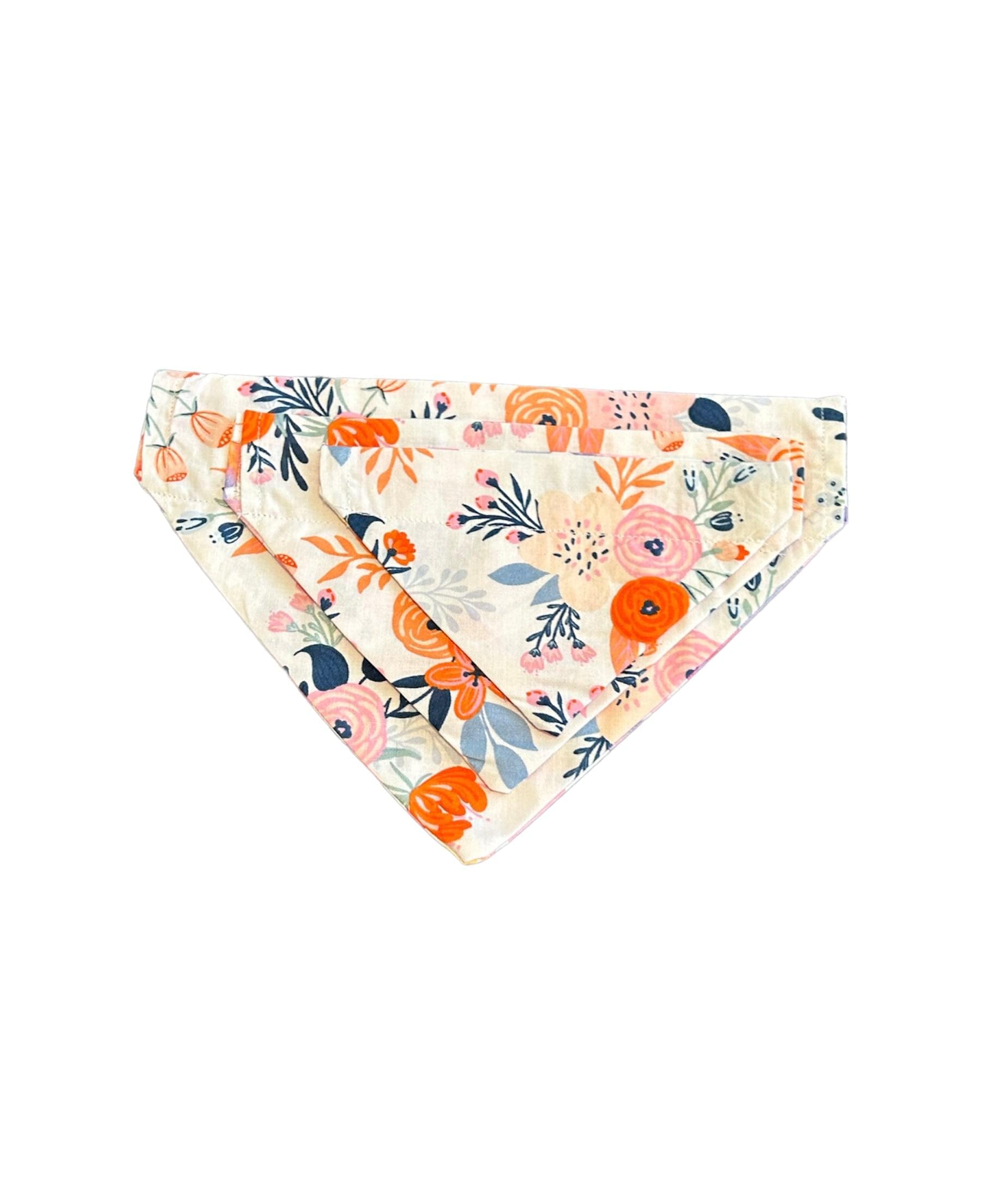 Floral Love Reversible Bandana - thepawfectpatisserie