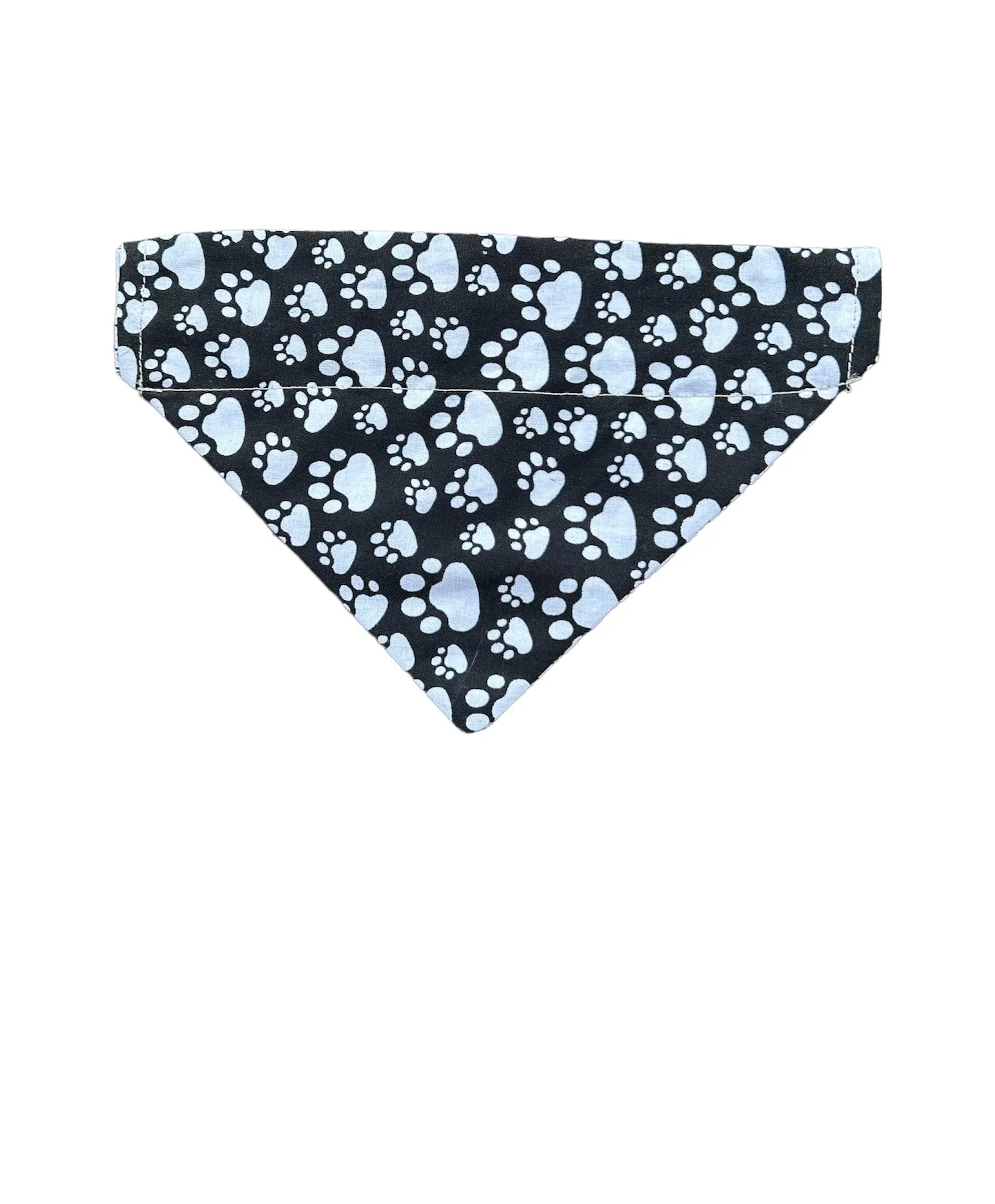 Paw Prints Reversible Bandana thepawfectpatisserie