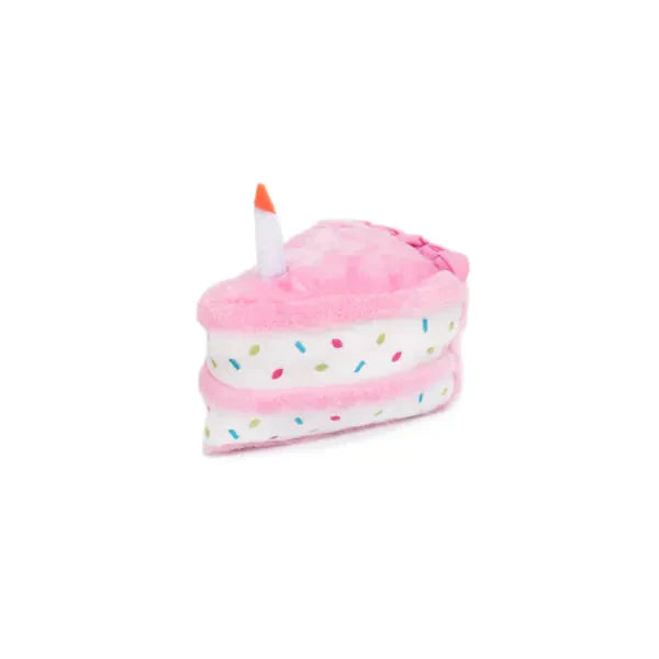 Pink Birthday Cake Dog Toy thepawfectpatisserie