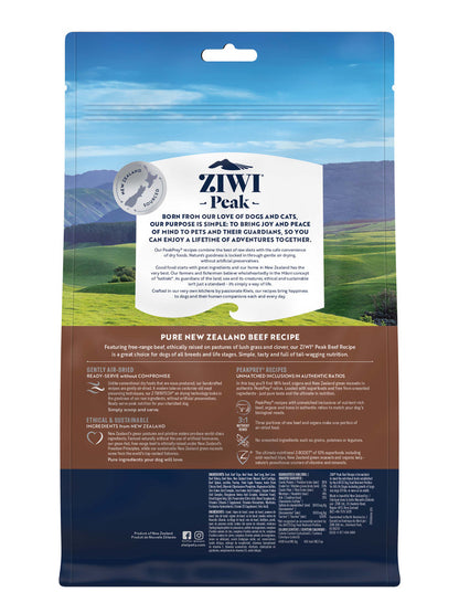 Ziwi Peak Air-Dried Beef Dog Food 454g - thepawfectpatisserie