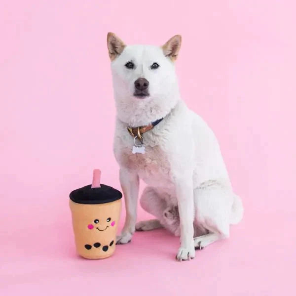 Zippy Paws Boba Tea Toy thepawfectpatisserie