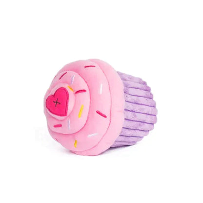 Zippy Paws Pink Cupcake Toy thepawfectpatisserie